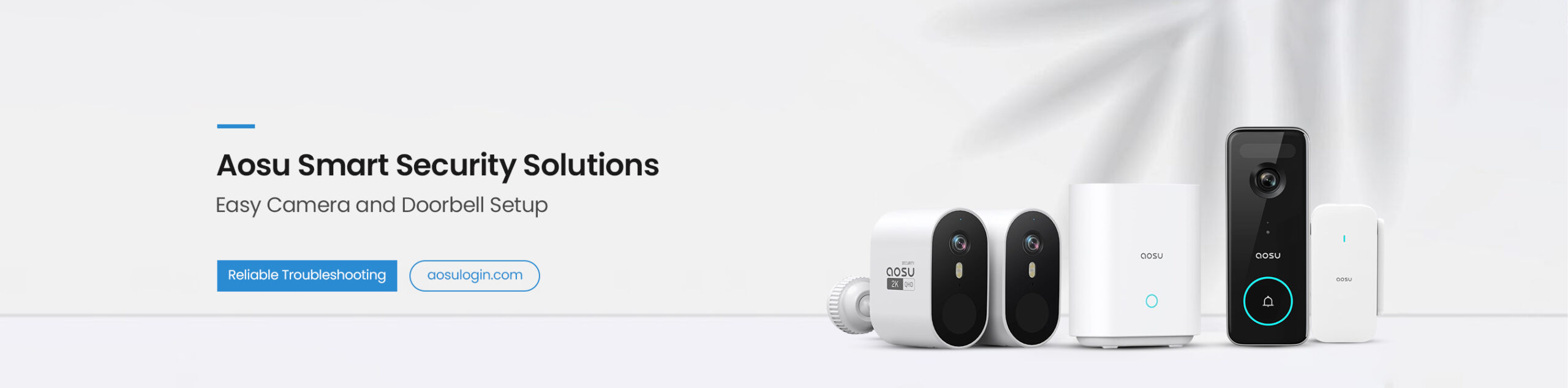 Aosu Camera and Doorbell banner