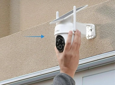 Mount the Camera and Solar Panel