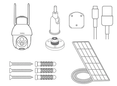 Things You Need Before Aosu SolarCam D1 Classic Kit Installation